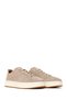 Men's Beige Lace-Up Suede Leather Sneaker 26SFD765310 - 3