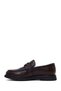 Men's Brown Buckle Leather Casual Loafer Wm680008Dv - 3