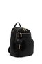 Women's Black Long Strap Backpack Ab200006Sb - 2