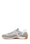 Women's Gray Lace-Up Leather Sneaker 26Pfd220814 - 3