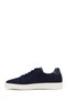 Men's Navy Blue Lace-Up Suede Leather Sneaker 26SFD640410 - 4