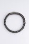 316L Steel Oxide Square Mesh Men's Bracelet - 4
