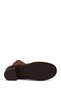 Women's Brown Zippered Thick Heeled Suede Leather Boots Wf220005Ds - 5