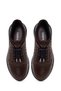 Men's Brown Lace-Up Leather Sneaker Wm828006Dv - 4