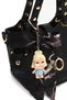 Women's Black Long Strap Mini Shoulder Bag Wb240003Sf - 8