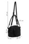 Women's Black Long Strap Crossbody Bag Ab200001Sv - 5