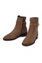 Women's Mink Zippered Suede Leather Boots Wf170007Ds - 4