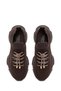 Zero Women's Brown Lace-Up Stone Detailed Fabric Sneaker Af520000Tt - 4