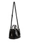Women's Black Long Strap Crocodile Patterned Mini Shoulder Bag Wb24000651 - 2
