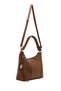 Women's Brown Long Strap Shoulder Bag with Accessories Ab200024Sf - 6