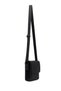 Men's Black Long Strap Leather Messenger Bag 25Wbd3540Ft - 6