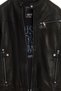 Towns Men's Black Slim-Fit Short Leather Jacket 25Wgf65872Z - 7