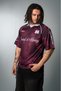Sword of Mercy Polo Collar Oversize Claret Red Men's Football Jersey - 2