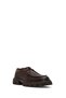 Men's Brown Lace-Up Thick Sole Leather Casual Shoes 25Wfd6053Ft - 6