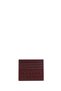 Men's Burgundy Braided Leather Card Holder 000A2D361329