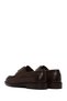 Men's Brown Lace-Up Thick Soled Leather Casual Shoes Wm750043Df - 7