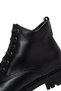 Women's Black Zippered Casual Leather Boots 25Wfd410818 - 7