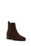 Women's Brown Suede Leather Chelsea Boots 25Wfd153410 - 8