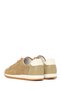 Women's Beige Lace-Up Suede Leather Sneaker 26Pfd431110 - 8