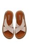 Women's Beige Buckle Thick-Soled Leather Sandals 26Sfd332818 - 4