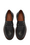 Men's Black Buckle Leather Casual Loafer 25Sfd722418 - 7