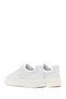 Men's White Leather Sneakers with Laces 26SFD660218 - 6