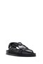Women's Black Stone Buckle Sandals 26Sfd44086F - 7