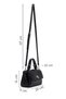 Women's Black Long Strap Classic Shoulder Bag Ab200003Sf - 5