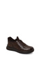 Fly Men's Brown Lace-Up Thick Sole Leather Casual Sneaker Wm720014Dv - 7