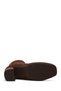 Women's Brown Zippered Thick Heeled Suede Leather Boots Af200001Ds - 5