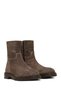 Women's Mink Zippered Buckle Suede Leather Boots 25Wfd512710 - 2