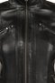 Janet Women's Black Short Leather Jacket 25Wge56021M - 5