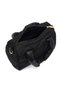Women's Black Long Strap Charm Fabric Handbag Ab240001Kk - 4