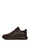 Men's Brown Lace-Up Leather Casual Sneaker WM828005DV - 3