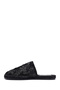 Women's Black Patterned Espadrille Slippers 25Sfd20626F - 2