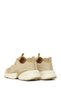 Women's Beige Thick Sole Lace-Up Sneaker 26Pfe495914 - 7