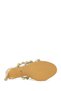 Women's Gold High Thin Heeled Slippers 26Sfd442414 - 7