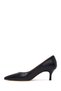 Women's Black Thin Heeled Leather Stiletto Af200019Dv - 3