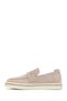 Men's Beige Suede Leather Casual Loafer 26Sfd676110 - 3
