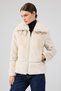 Sevilla Women's Beige Teddy Coat 23Wgd5034Ff - 3