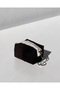 Handmade Bitter Coffee Velvet Mini Wallet, Bag Charm, Keychain—Offcut Collection Toprak-II XS - 5