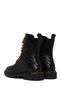 Men's Black Coro Zip-Up Leather Combat Boots 021M100553 - 6