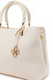 Women's Cream Long Strap Shoulder Bag Ab150018Sv - 8