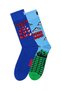 Happy Socks Men's Multi-Colored Patterned Cotton 2-Piece Socks Set P003363 - 2