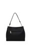 Women's Black Long Strap Classic Shoulder Bag Ab200026Sf - 3