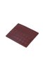Men's Burgundy Braided Leather Card Holder 000A2D361329 - 5