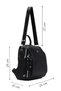 Women's Black Long Strap Backpack Wb100030Sv - 5