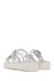 Women's Transparent Double Buckle Stone Slippers 25Sfe460718 - 5