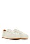 Men's White Lace-Up Leather Sneaker 26Sfd6314Ft - 3