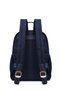 Women's Navy Blue Fabric Backpack Ab240006Kk - 3